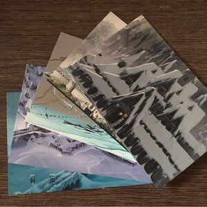 Disney Frozen Postcard: Backgrounds (set of 5)